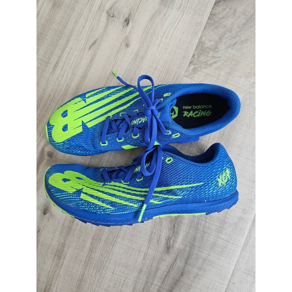 New Balance XC7 V3 Mens 7.5 Blue Green Cross Country Racing Shoes - Picture 3 of 6
